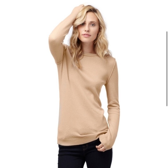 Cuyana Camel Wool Cashmere Sweater size Small - Picture 9 of 9